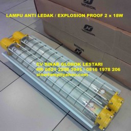 Lampu Anti Ledak Explosion Proof TL 2 x 18 Watt